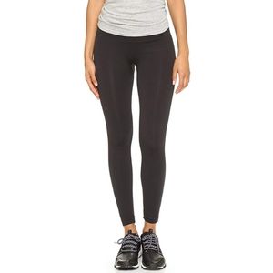 Spanx Black Seamless Side Zip Leggings. Size XL